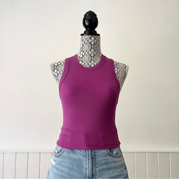 Dynamite Tops - Dynamite Kenzie Bare Crop Basic Tank Size S